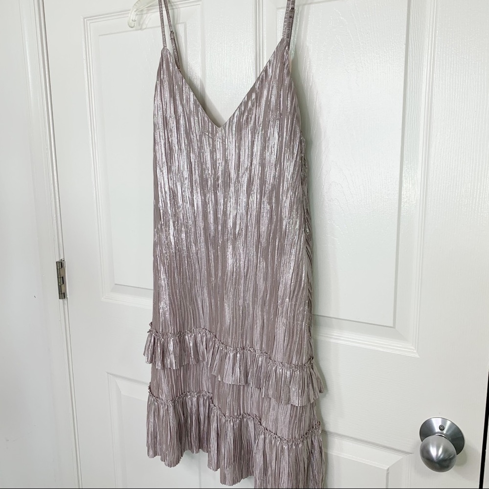 Lost + Wander Metallic Slip Dress - Picture 3 of 10